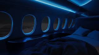 Fall Asleep in Private Airplane  Relaxing Comfort Luxury Jet Sound  3 Hours Soothing White Noise [upl. by Zamir]