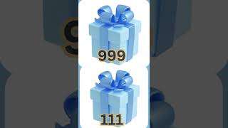 999 vs 111  choose your gift  Lisa and Lena  choose 3 gift box [upl. by Nuahsyd]