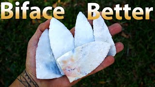 Biface Better with Indirect Percussion Flint knapping tips and tricks [upl. by Yrtua]