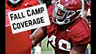 Alabama Football Practice No 4  Fall Camp Highlights [upl. by Emse633]