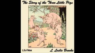 Three Little Pigs by Leonard Leslie Brook Free Audio Book for Kids amp Children [upl. by Adelaide]