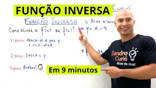 FUNÇÃO INVERSA  RÁPIDO E FÁCIL [upl. by Hanae]