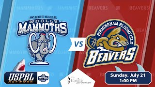 Westside Woolly Mammoths vs Birmingham Bloomfield Beavers [upl. by Cedar661]