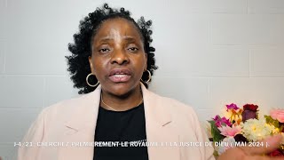 MME SEKA  CHERCHEZ PREMIÈREMENT LE ROYAUME ET LA JUSTICE DE DIEU J421 JEÛNE DE MAI 2024 [upl. by Odlavu954]