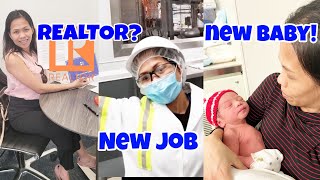 ANG PAGBABALIK REALTOR NA BAGONG TRABAHO NEW BABY amp MORE  FILIPINA CANADIAN FAMILY  Racz Kelly [upl. by Atiras]