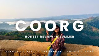 Truth revealed of Coorg trip in summer ⛱️😎  road trip from Bangalore  Bengali travel vlog  TIA [upl. by Berkley366]