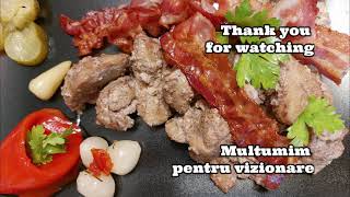 Pranzul Milionarului Ficatei de pui in unt cu baconBillionaire dish Chicken Liver in butter amp Bacon [upl. by Ile]