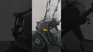 Matte Black Kruiser 4P Element Electric Golf Cart [upl. by Lamee]