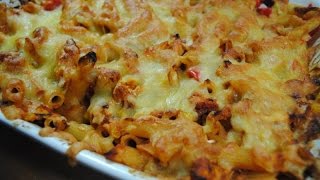 BBQ CHICKEN PASTA BAKE  Student Recipe [upl. by Anis]