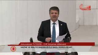 ABDURRAHMAN TUTDERE  2024 YILI BÜTÇE GÖRÜŞMELERİ [upl. by Flinn]