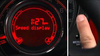 2012 Fiat 500  EVIC Controls amp Instrument Cluster [upl. by Devin]