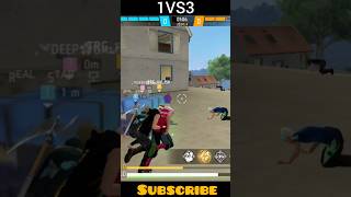 Free Fire 1Vs3 🥺😡 gaming garenafreefire shortvideos trendingshorts youtubeshorts [upl. by Hebert]