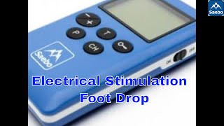 Quick set up  Electrical Stimulation for foot drop [upl. by Kamillah]