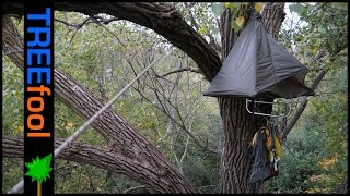 DIY Single Portaledge Review  overnight tree climb [upl. by Phyllida]