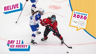 RELIVE  Ice Hockey  JAPAN vs SLOVAKIA  Womens Semifinal  Day 11  Lausanne 2020 [upl. by Missy]