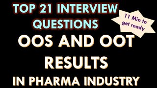 Out of specification OOS and Out of trend OOT in pharmaceutical industry l important questions [upl. by Johnston4]