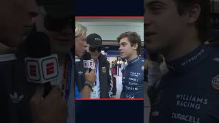 Antes de la clasificación colapinto apareció con bizarrap en brazilgp f1 en el box de williams [upl. by Nnaes]