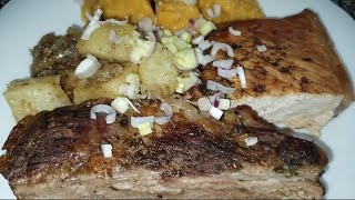 🤤Receta de Carne al Horno con Papas y cebolla super fácil y rápido para hacer en casa [upl. by Llorre]