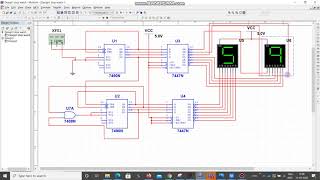 simple Digital stop watch circuit in multisim software mini project [upl. by Whatley]