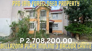 BELLAZONA PLACE MOLINO 3BACOORCAVITE  MURANG BAHAY [upl. by Kylander]