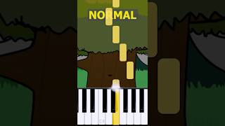 Mr Tree Theme Incredibox Sprunki Retake  Normal Vs Horror on piano [upl. by Colis]