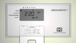 Video How to manually set your Horstmann thermostat [upl. by Edrea]