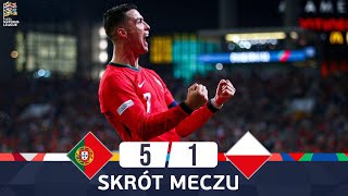 Portugalia Polska  51  Skrót Meczu  Liga Narodów 2024–25  polska portugalia [upl. by Alvan149]