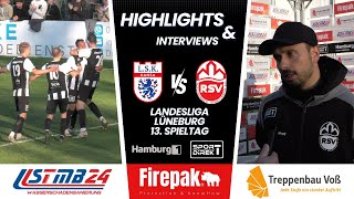 Lüneburger SK  Rotenburger SV Landesliga Lüneburg 13 Spieltag [upl. by Donetta]