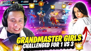 Pro Grandmaster Girls Challenged My Youtuber Friend For 1 Vs 3 😱 I took Revenge  Tonde Gamer [upl. by Yticilef]