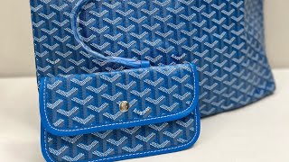 UNBOXING sorta GOYARD Saint Louis Medium Tote Replica [upl. by Oreste]