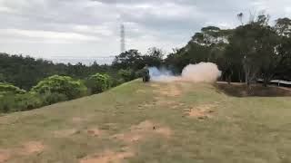 SlowMotion shot of MK153 SMAW back blast [upl. by Orecul888]