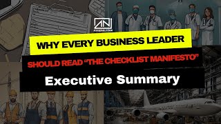 Why Every Business Leader Should Read The Checklist Manifesto  Executive Book Summary [upl. by Aihsik]