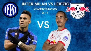 MI PREDICCIÓN DEL INTER DE MILÁN VS LEIPZIG  TIPCARLITOS [upl. by Aitnic147]