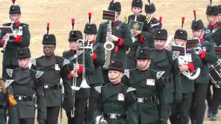 SOUNDING RETREAT 2022  The Massed Bands and Bugles of the Rifles [upl. by Tebasile5]