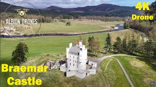 Spring Flowers at Braemar Castle Aberdeenshire Scotland  DJI AIR3 4K [upl. by Talia147]