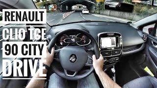 Renault Clio TCe 90 2018  POV City Drive [upl. by Gazzo]