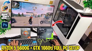 Future Ryzen 5 iGPU  GTX 1660ti Full Gaming PC Setup Build Rs 20k 🔥 for Free Fire GTA 5 Minecraft [upl. by Anelec]