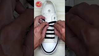 How To Tie Shoelaces Shoe Lacing Styles shoelace Shorts [upl. by Suciram]