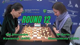 ALEXANDRA KOSTENIUK  DARIA CHAROCKINA  WORLD BLITZ CHESS [upl. by Gio]