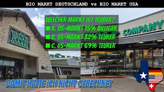 BIOMARKT Deutschland vs USA  Preisvergleich [upl. by Clover]