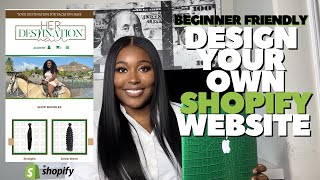 How To Design A Shopify Website  Step By Step Tutorial For Beginners Featuring Canva [upl. by Arras]