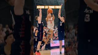 Princeton guard Xaivian Lee with the tough finish nba nbadraft [upl. by Mussman]