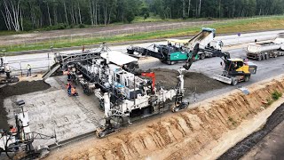 Budowa Autostrady A1 Radomskogranica województwa [upl. by Eremahs]