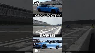 CT5 V Blackwing vs BMW M3  65mph Roll Start Race [upl. by Aleibarg160]