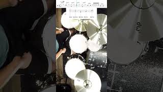 Beginner Drummers Three Beat Drum Fill  Open Hand Shorts [upl. by Aitropal333]