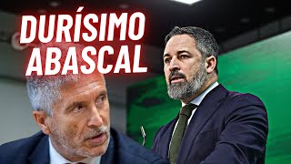 ABASCAL quotAl narco plomo y a Marlaska y Sánchez vergüenza por su abandono con la Guardia Civilquot [upl. by Airdni]