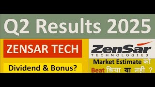 ZENSAR TECHNOLOGIES Q2 results 2025  ZENSAR TECH results  ZENSAR TECHNOLOGIES Share News [upl. by Rudd]