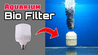 Aerator biofoam filter with kaldness K1 DIY  Aquarium bio filter DIY  part 14 [upl. by Wilfred612]