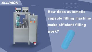 How does automatic capsule filling machine make efficient filling work [upl. by Atsirk]