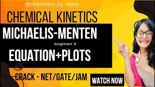 Ace Enzyme Kinetics MichaelisMenten PYQs Explained ChemistrybyNaina111 iit jam net gate [upl. by Roeser]